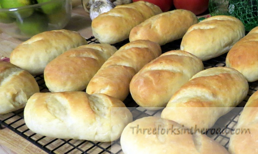 crusty rolls